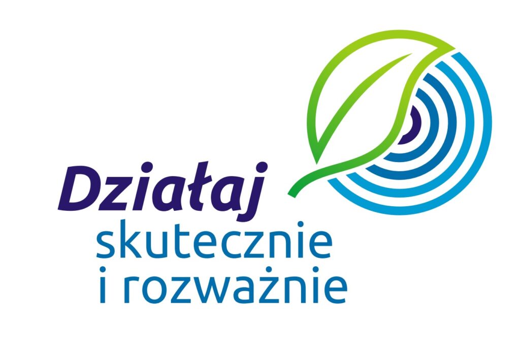 Logotyp projektu działaj rozważnie i skutecznie