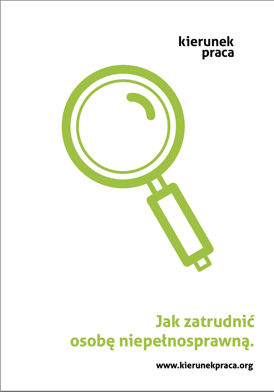 Okładka publikacji Jak zatrudnić osobę niepełnosprawną.