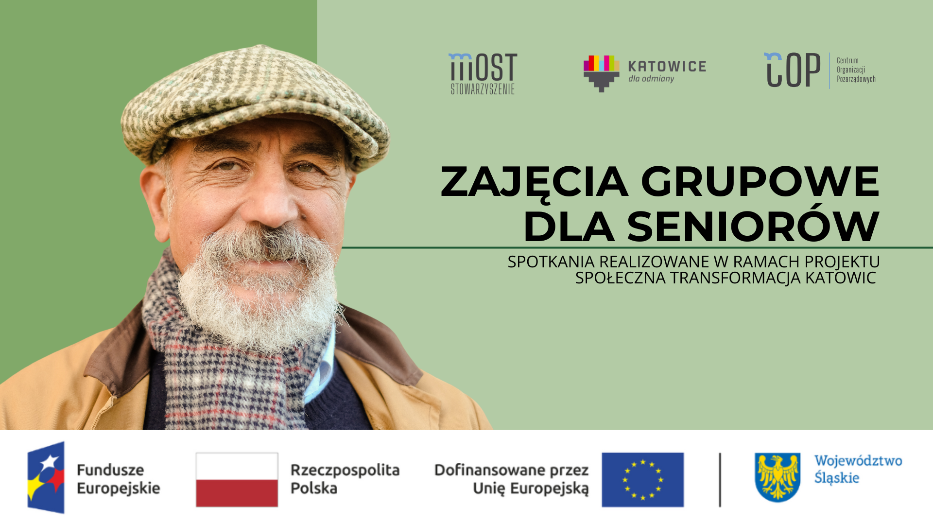 Zajęcia grupowe dla seniorów w ramach projektu Społeczna transformacja Katowic