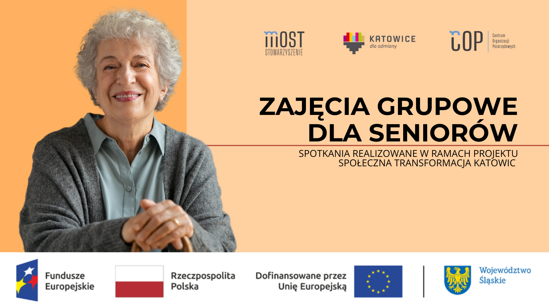 Zajęcia grupowe dla seniorów w ramach projektu Społeczna transformacja Katowic