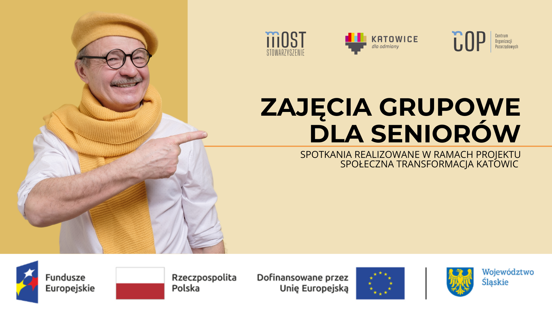 Zajęcia grupowe dla seniorów w ramach projektu Społeczna transformacja Katowic