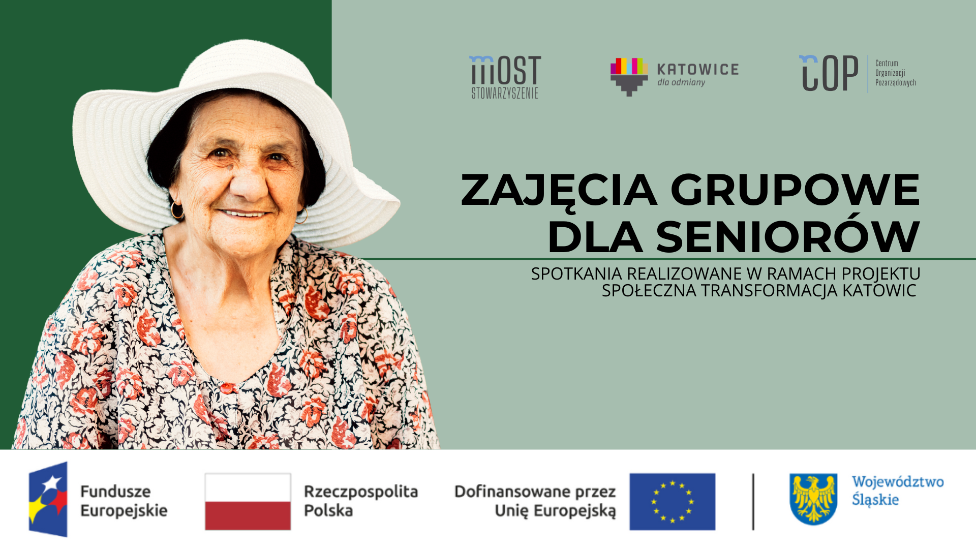 Zajęcia grupowe dla seniorów w ramach projektu Społeczna transformacja Katowic