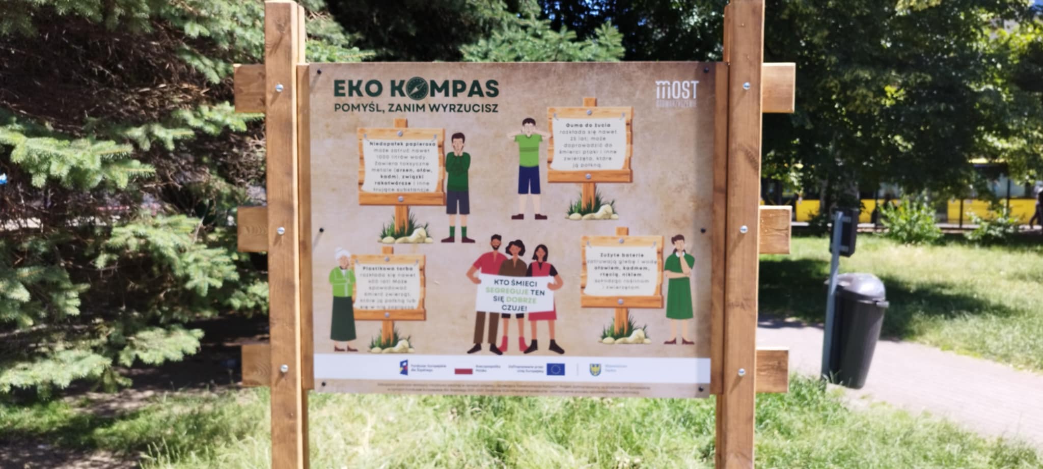Zdjęcie z wydarzenia realizowanego w ramach inicjatywy oddolnej „EKO Kompas”