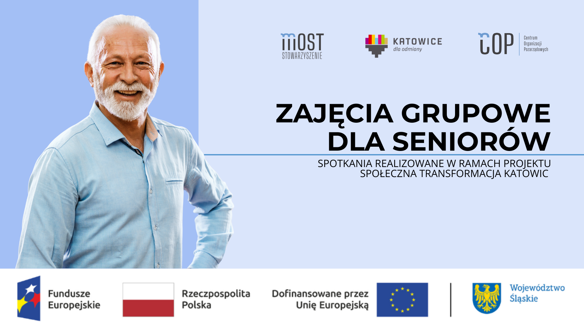 Zajęcia grupowe dla seniorów w ramach projektu Społeczna transformacja Katowic