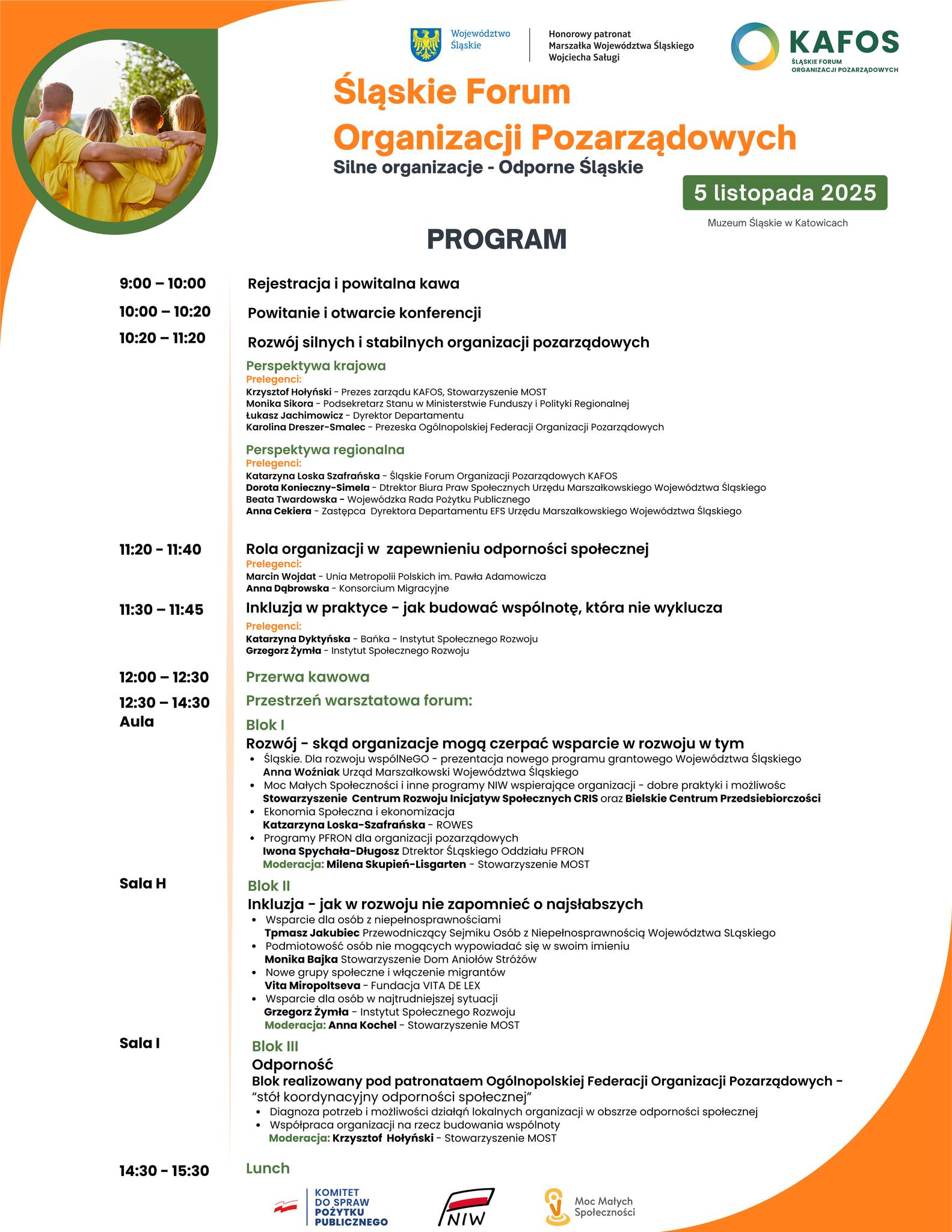 Szczegółowy program konferencji - plakat
